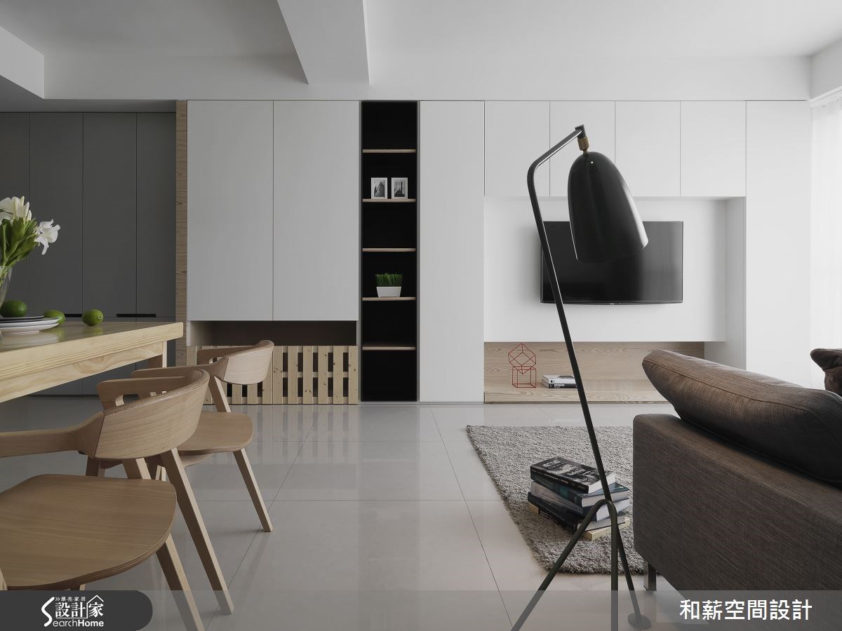 25坪新成屋(5年以下)＿混搭風客廳案例圖片＿和薪室內裝修設計有限公司＿和薪_13之5