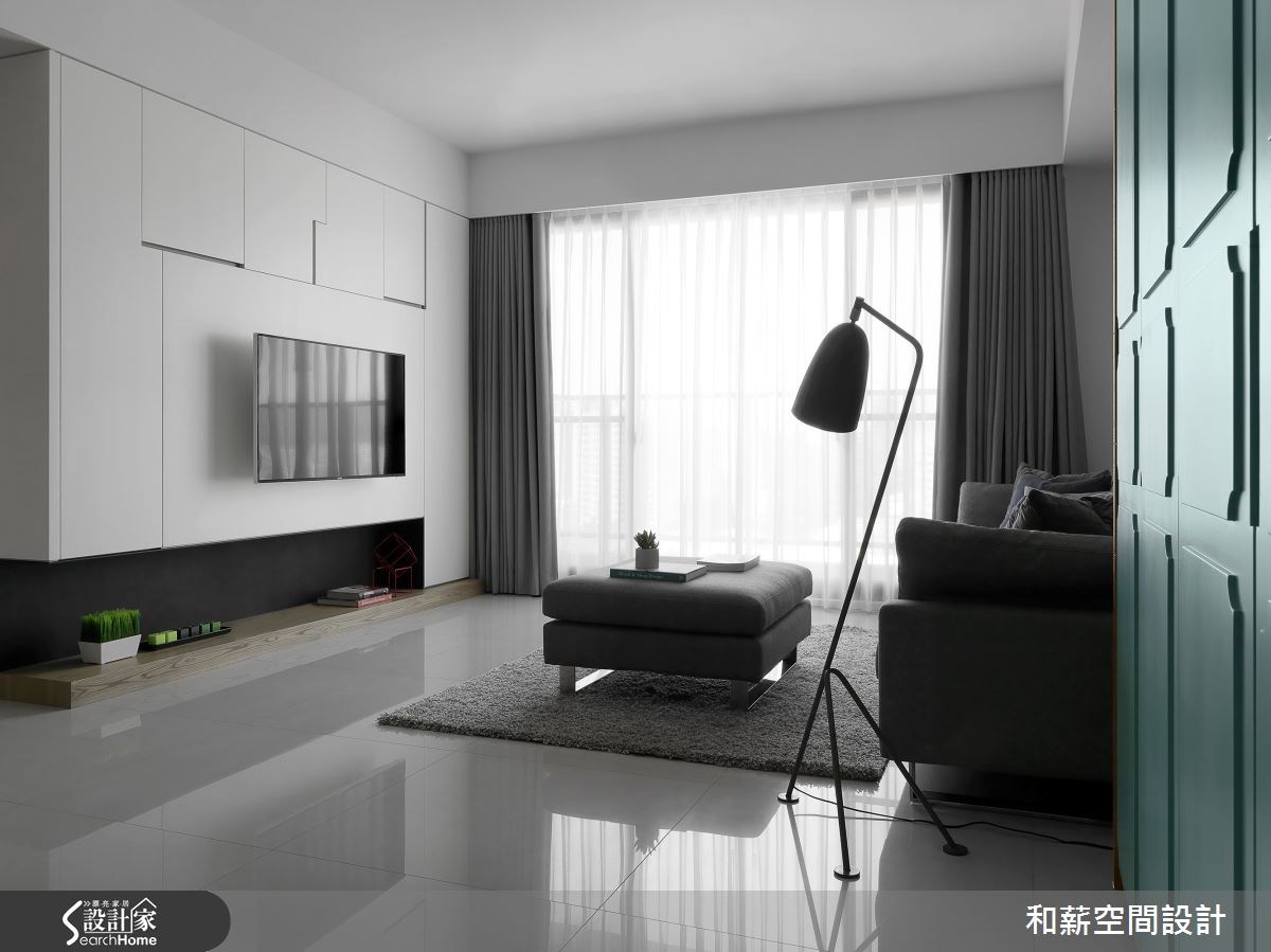 25坪新成屋(5年以下)＿混搭風客廳案例圖片＿和薪室內裝修設計有限公司＿和薪_14之1