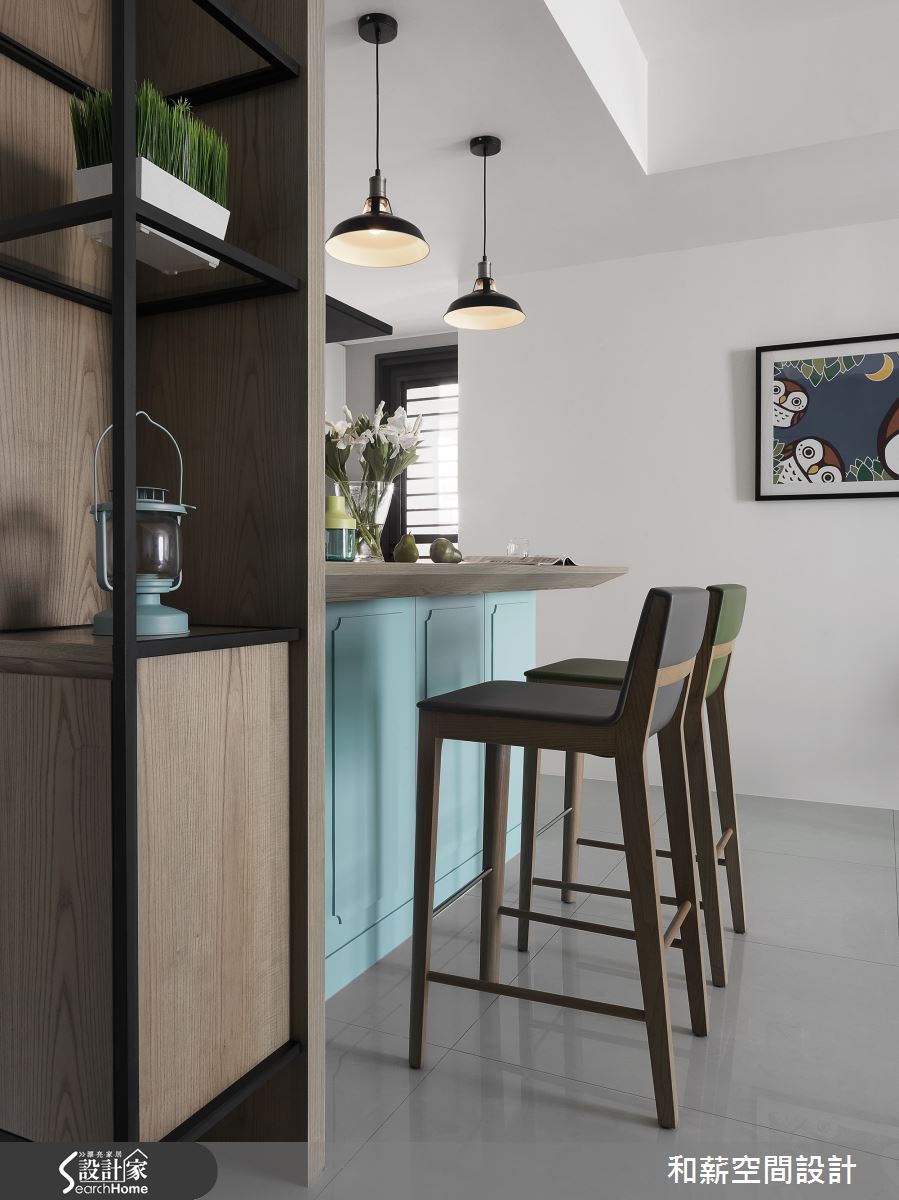 25坪新成屋(5年以下)＿混搭風吧檯案例圖片＿和薪室內裝修設計有限公司＿和薪_14之6