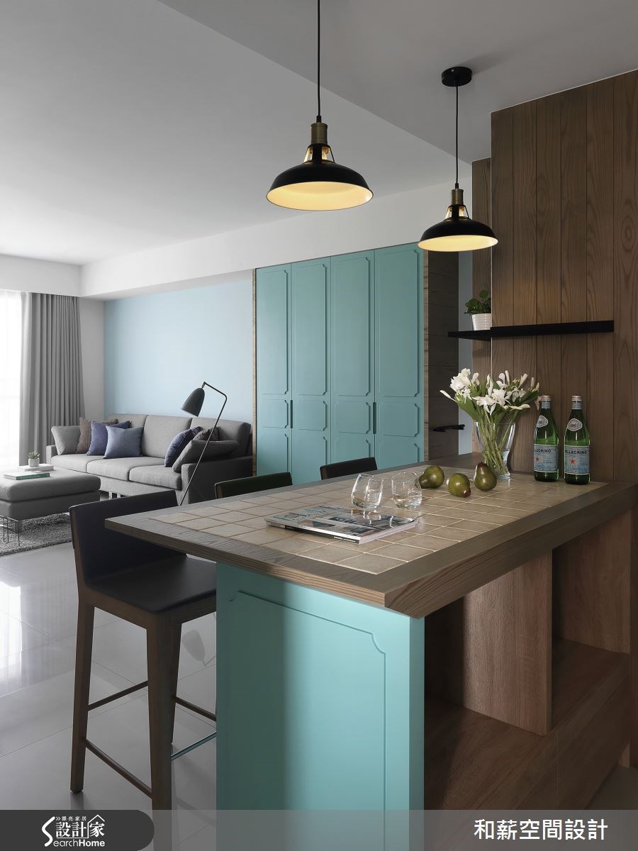 25坪新成屋(5年以下)＿混搭風吧檯案例圖片＿和薪室內裝修設計有限公司＿和薪_14之7