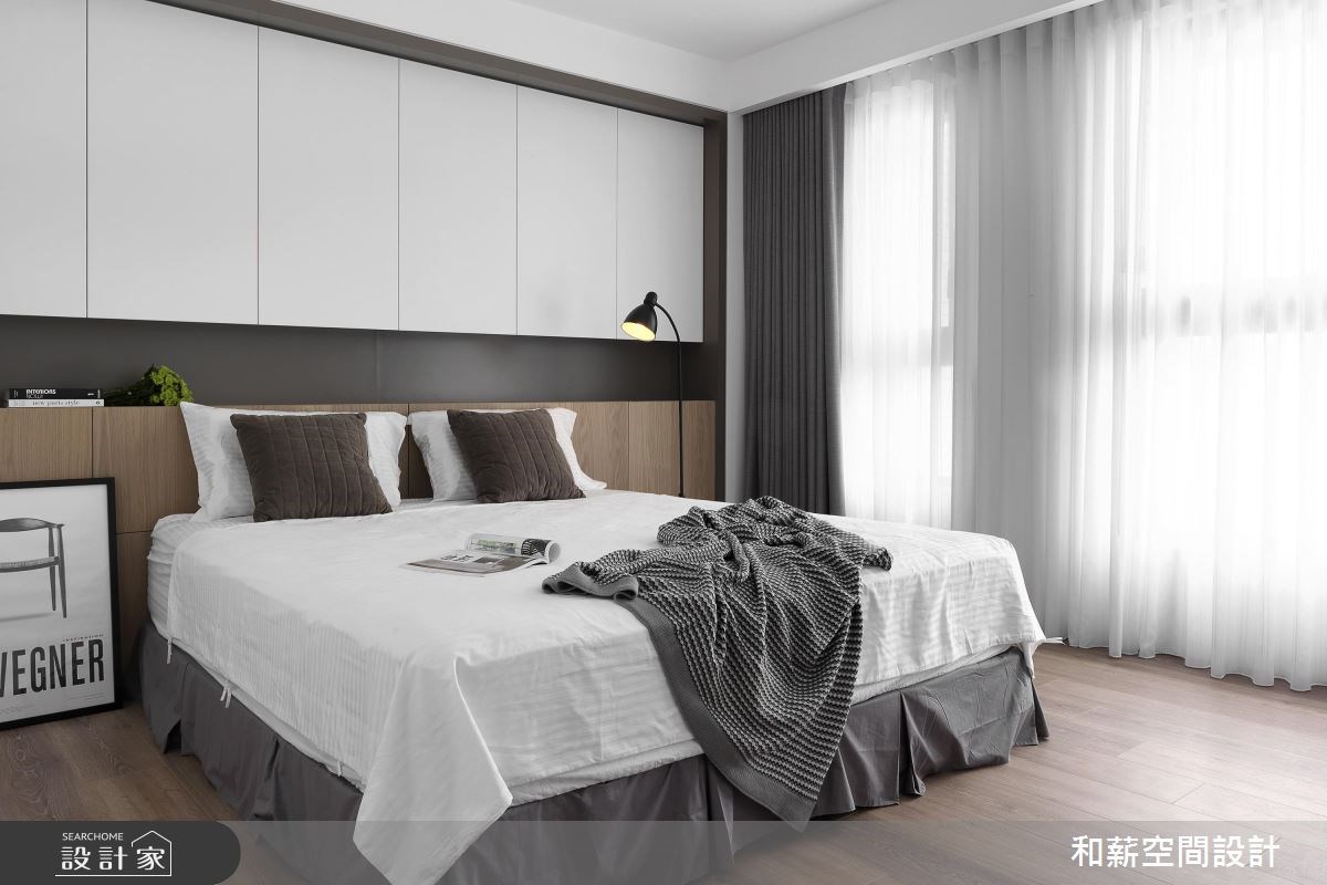 41坪新成屋(5年以下)＿混搭風臥室案例圖片＿和薪室內裝修設計有限公司＿和薪_15之8