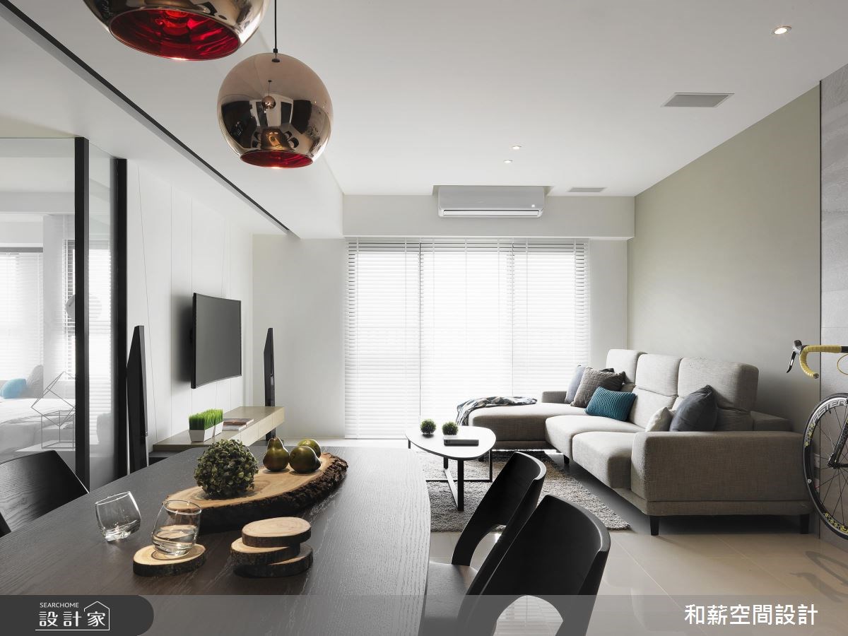 24坪預售屋＿混搭風客廳餐廳案例圖片＿和薪室內裝修設計有限公司＿和薪_17之2