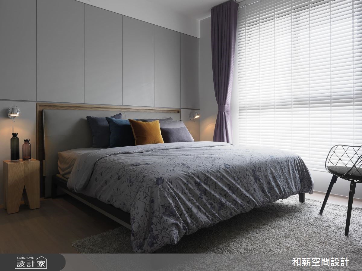 35坪新成屋(5年以下)＿現代風臥室案例圖片＿和薪室內裝修設計有限公司＿和薪_18之11
