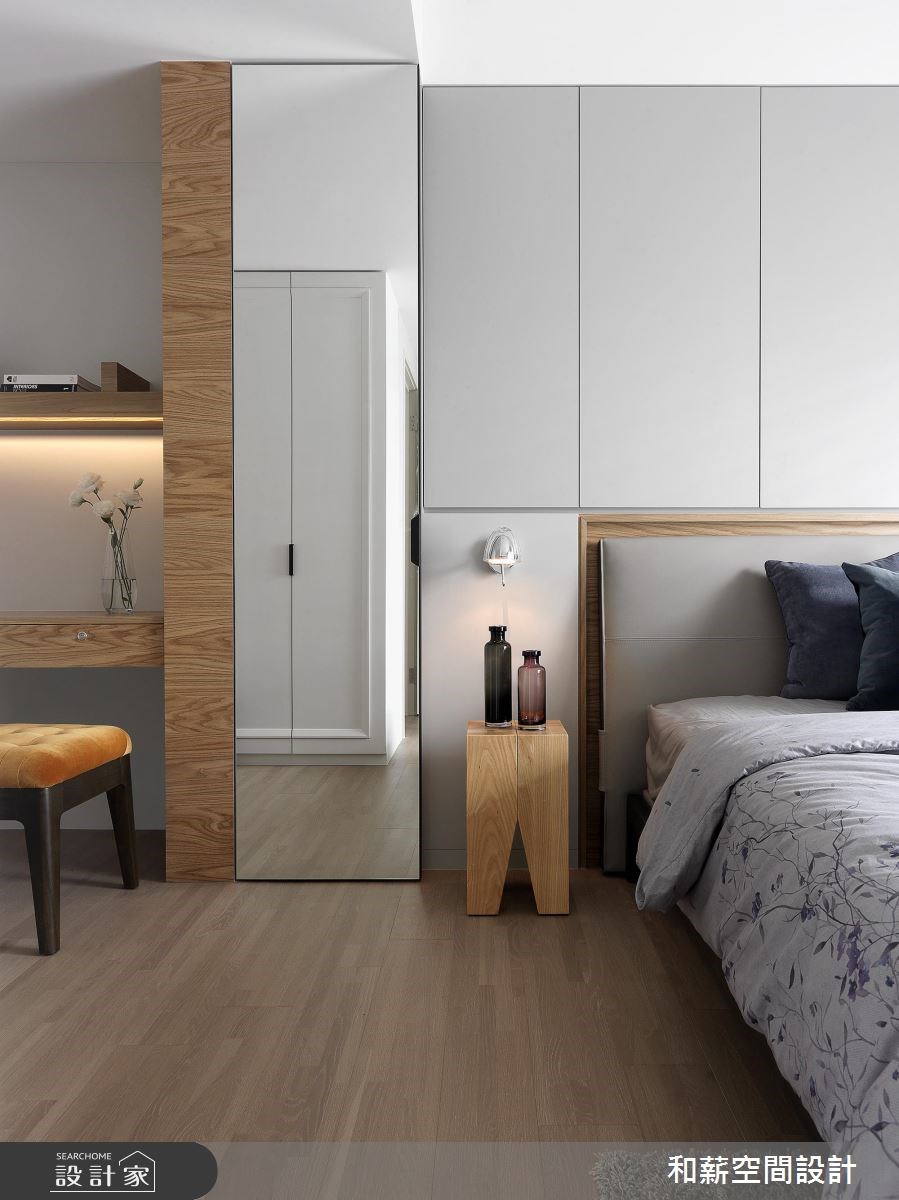 35坪新成屋(5年以下)＿現代風臥室案例圖片＿和薪室內裝修設計有限公司＿和薪_18之13
