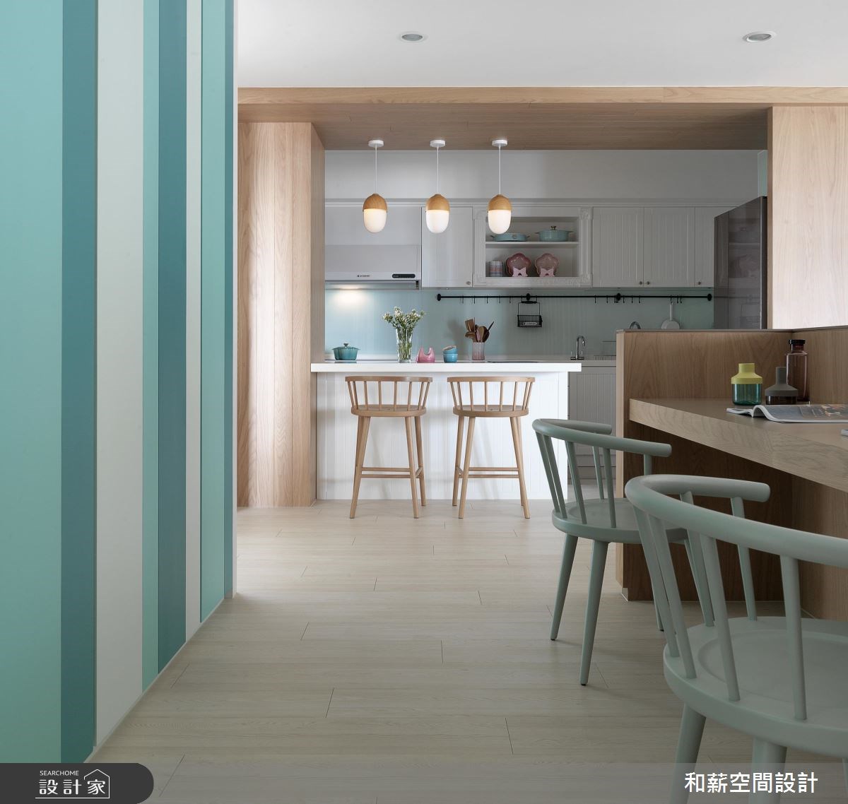 41坪中古屋(5~15年)＿北歐風廚房吧檯案例圖片＿和薪室內裝修設計有限公司＿和薪_19之12