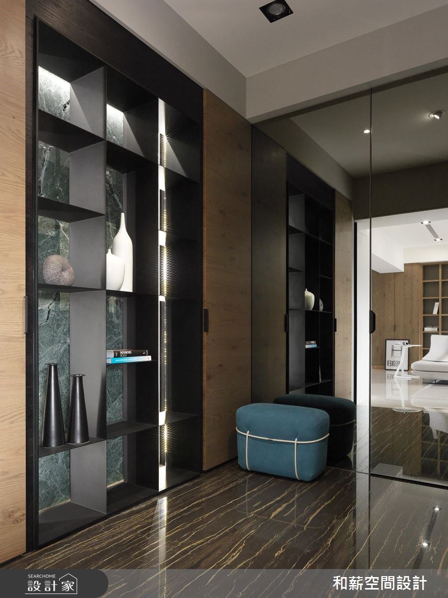 95坪新成屋(5年以下)＿混搭風玄關案例圖片＿和薪室內裝修設計有限公司＿和薪_20之3