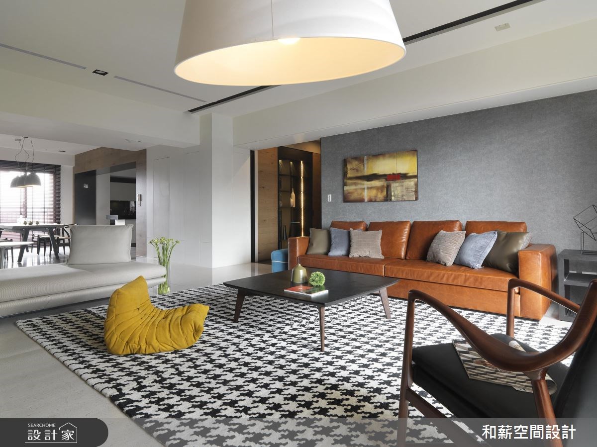 95坪新成屋(5年以下)＿混搭風客廳案例圖片＿和薪室內裝修設計有限公司＿和薪_20之4