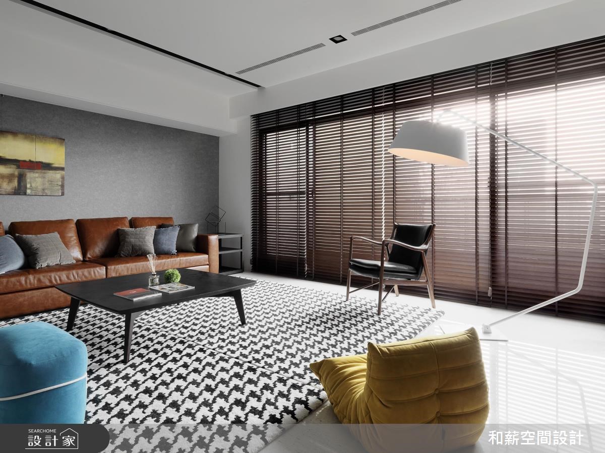 95坪新成屋(5年以下)＿混搭風客廳案例圖片＿和薪室內裝修設計有限公司＿和薪_20之6