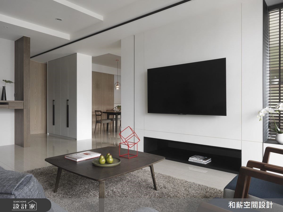 34坪預售屋＿現代風客廳案例圖片＿和薪室內裝修設計有限公司＿和薪_21之4