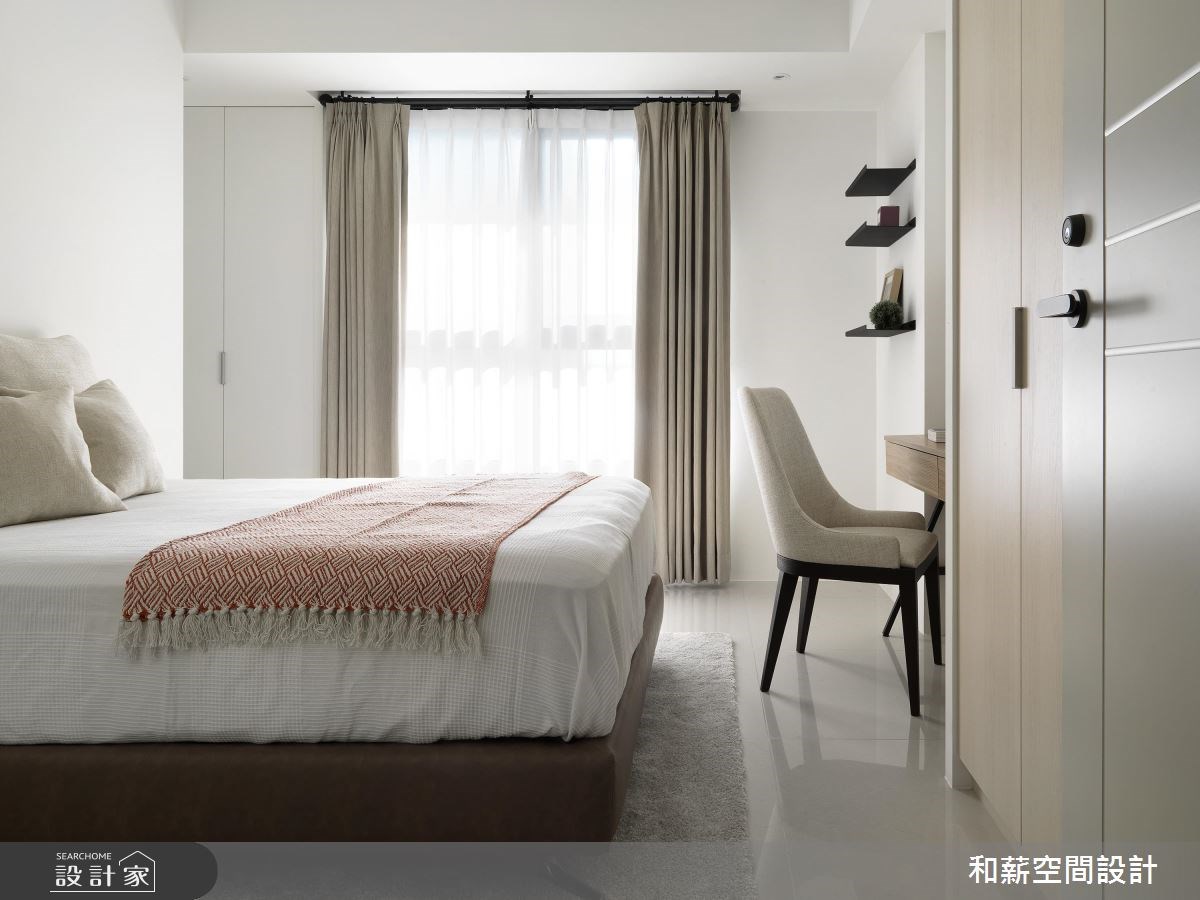 47坪新成屋(5年以下)＿現代風臥室案例圖片＿和薪室內裝修設計有限公司＿和薪_22之16
