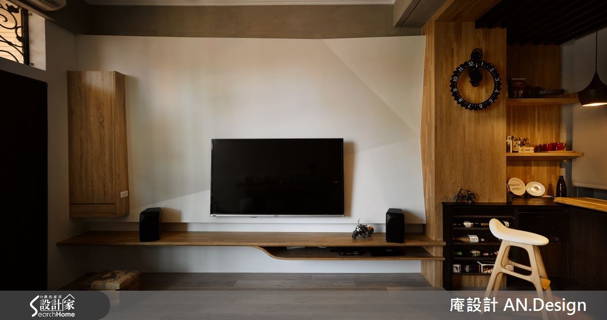 35坪中古屋(5~15年)＿混搭風客廳案例圖片＿庵設計店＿庵設計_04之9