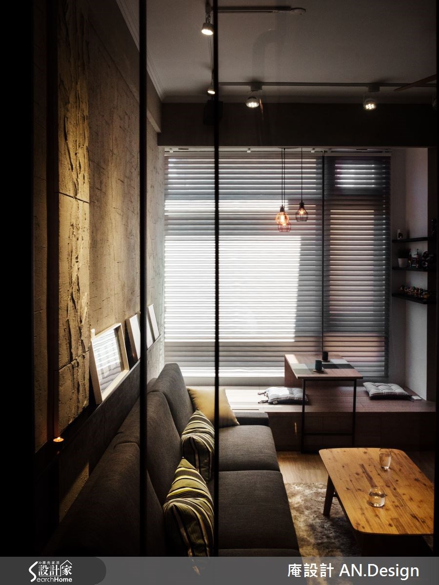 35坪中古屋(5~15年)＿混搭風客廳臥榻案例圖片＿庵設計店＿庵設計_04之11