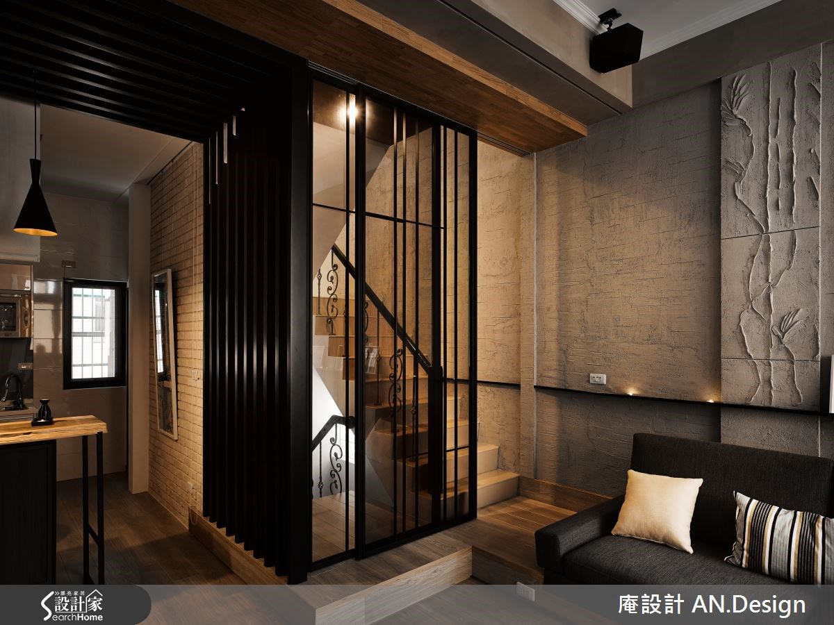 35坪中古屋(5~15年)＿混搭風樓梯案例圖片＿庵設計店＿庵設計_04之21