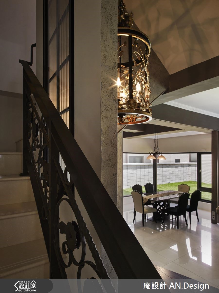 50坪新成屋(5年以下)＿混搭風樓梯案例圖片＿庵設計店＿庵設計_05之5