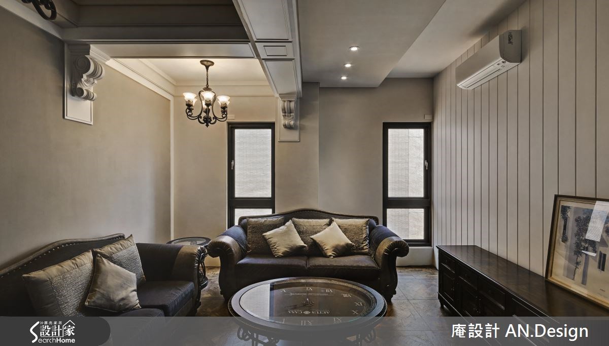 50坪新成屋(5年以下)＿混搭風客廳案例圖片＿庵設計店＿庵設計_05之7
