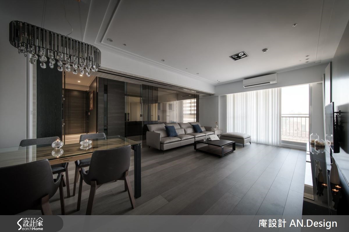 40坪新成屋(5年以下)＿混搭風客廳餐廳案例圖片＿庵設計店＿庵設計_06之1