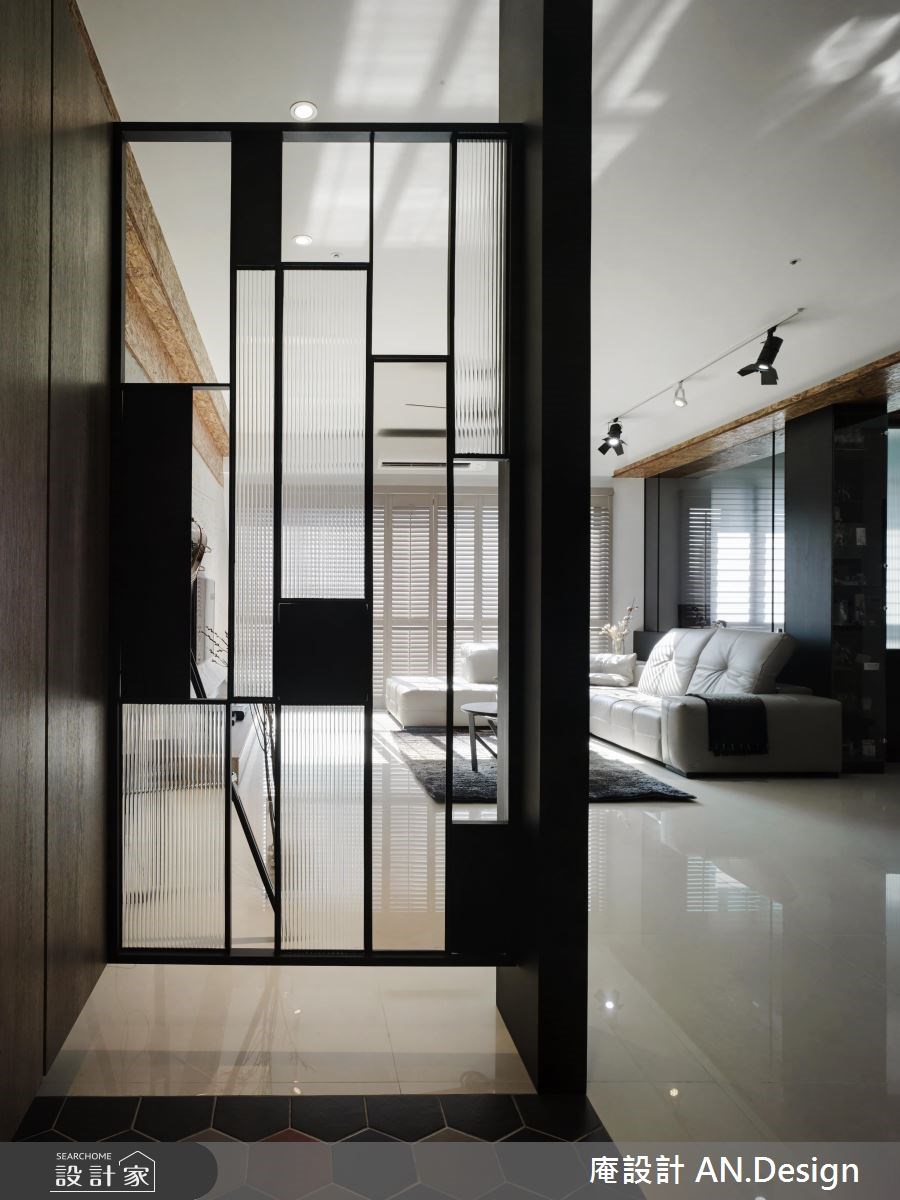 40坪新成屋(5年以下)＿工業風玄關案例圖片＿庵設計店＿庵設計_07之1