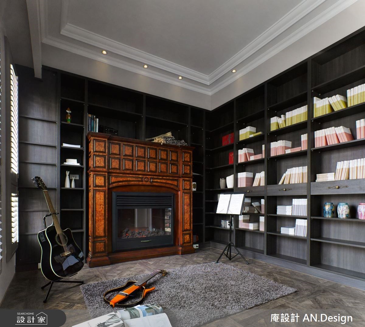 50坪新成屋(5年以下)＿新古典書房案例圖片＿庵設計店＿庵設計_09之1