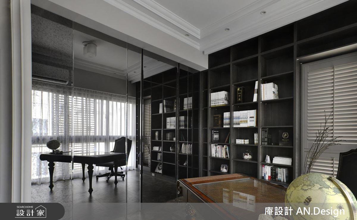 50坪新成屋(5年以下)＿新古典書房案例圖片＿庵設計店＿庵設計_09之4