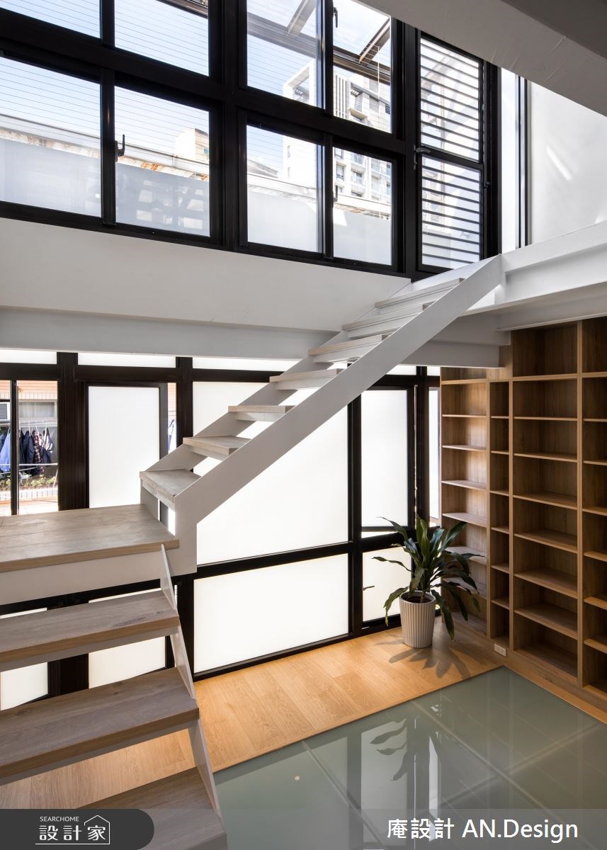 65坪老屋(16~30年)＿北歐風樓梯案例圖片＿庵設計店＿庵設計_10之7