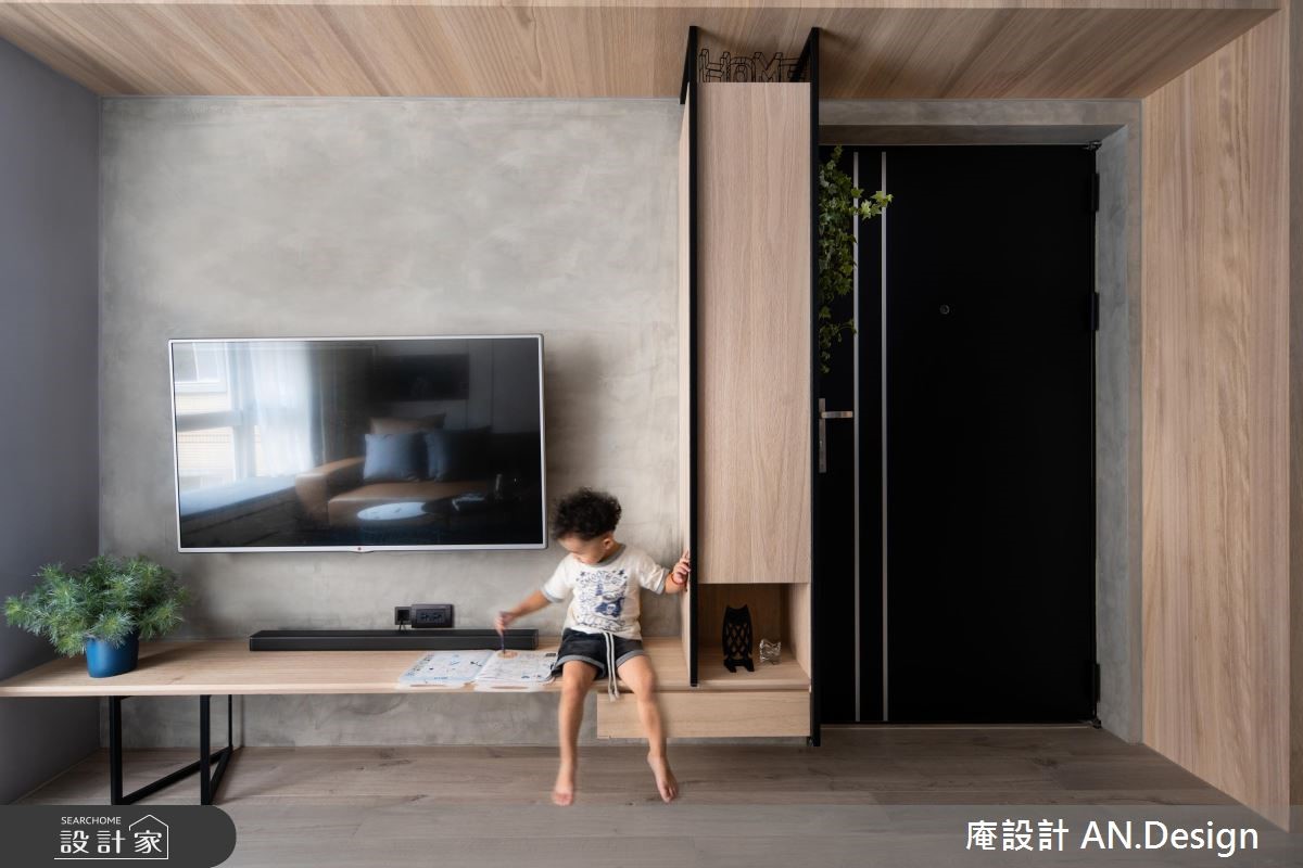 23坪中古屋(5~15年)＿混搭風客廳案例圖片＿庵設計店＿庵設計_11之2