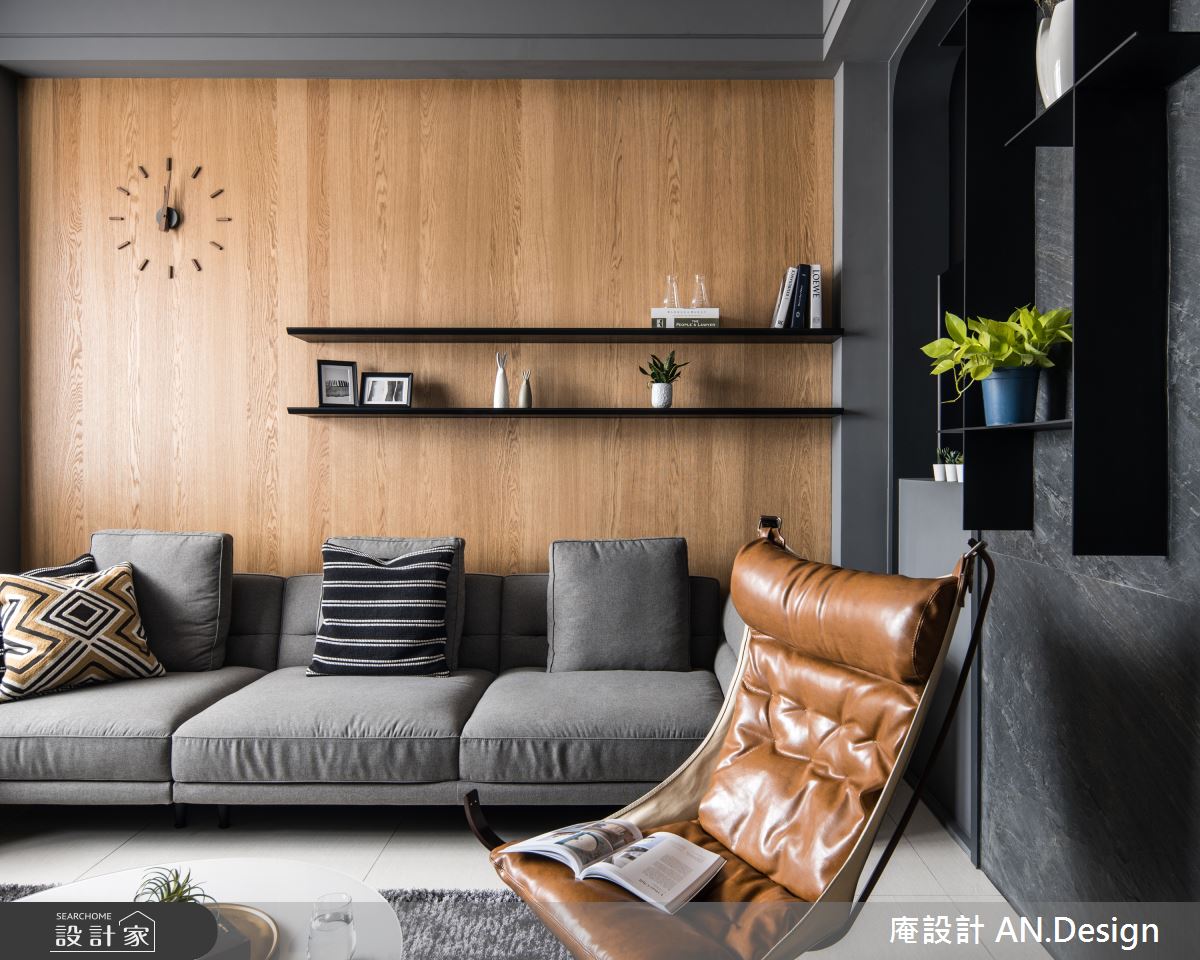 70坪新成屋(5年以下)＿混搭風客廳案例圖片＿庵設計店＿庵設計_12之3