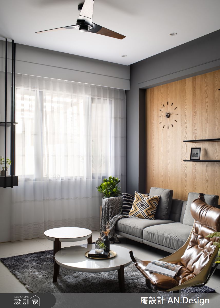70坪新成屋(5年以下)＿混搭風客廳案例圖片＿庵設計店＿庵設計_12之4