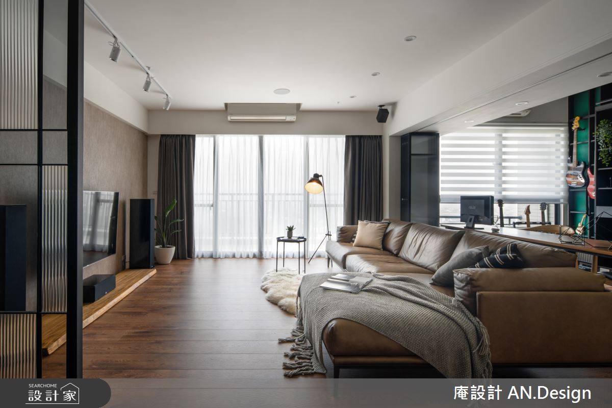 36坪中古屋(5~15年)＿混搭風客廳案例圖片＿庵設計店＿庵設計_14之2