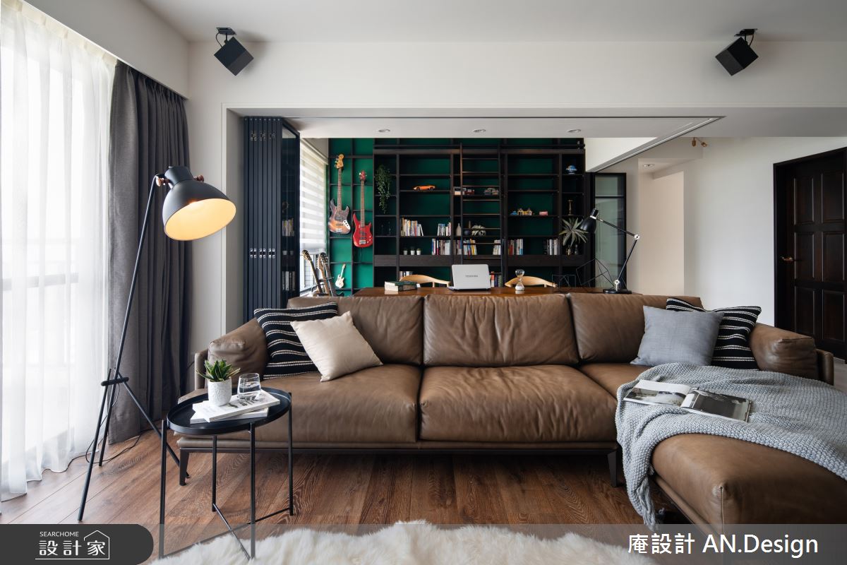 36坪中古屋(5~15年)＿混搭風客廳案例圖片＿庵設計店＿庵設計_14之3