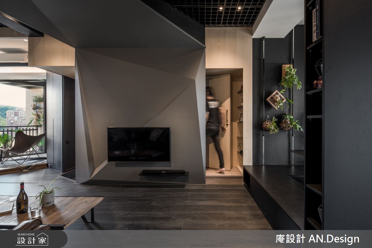 24坪新成屋(5年以下)＿混搭風客廳案例圖片＿庵設計店＿庵設計_15之1