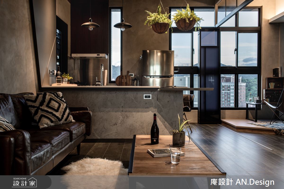 24坪新成屋(5年以下)＿混搭風客廳吧檯案例圖片＿庵設計店＿庵設計_15之4