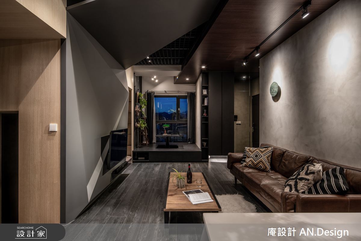 24坪新成屋(5年以下)＿混搭風客廳案例圖片＿庵設計店＿庵設計_15之5