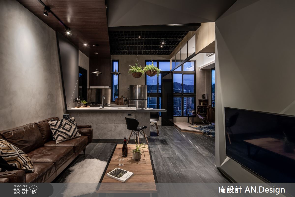 24坪新成屋(5年以下)＿混搭風客廳案例圖片＿庵設計店＿庵設計_15之3