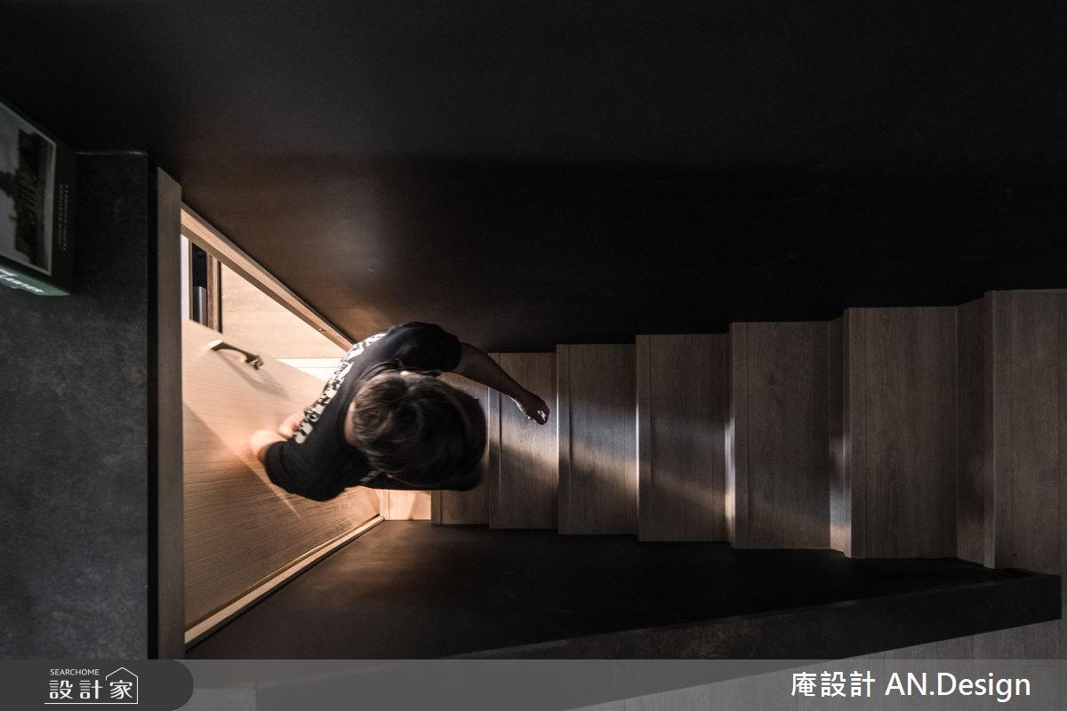 24坪新成屋(5年以下)＿混搭風樓梯案例圖片＿庵設計店＿庵設計_15之8