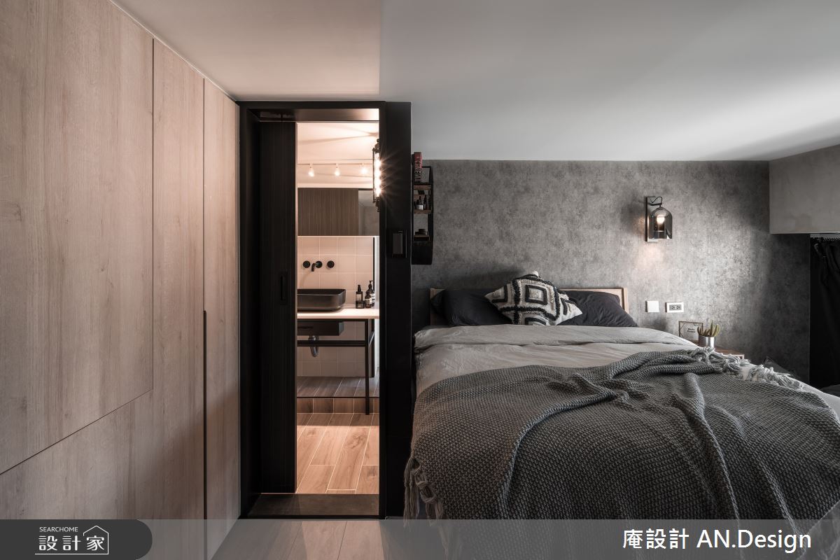 24坪新成屋(5年以下)＿混搭風臥室案例圖片＿庵設計店＿庵設計_15之10