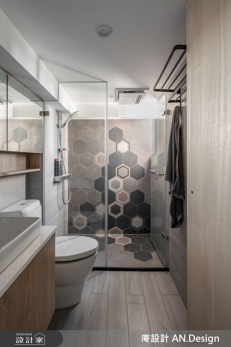 24坪新成屋(5年以下)＿混搭風浴室案例圖片＿庵設計店＿庵設計_15之14