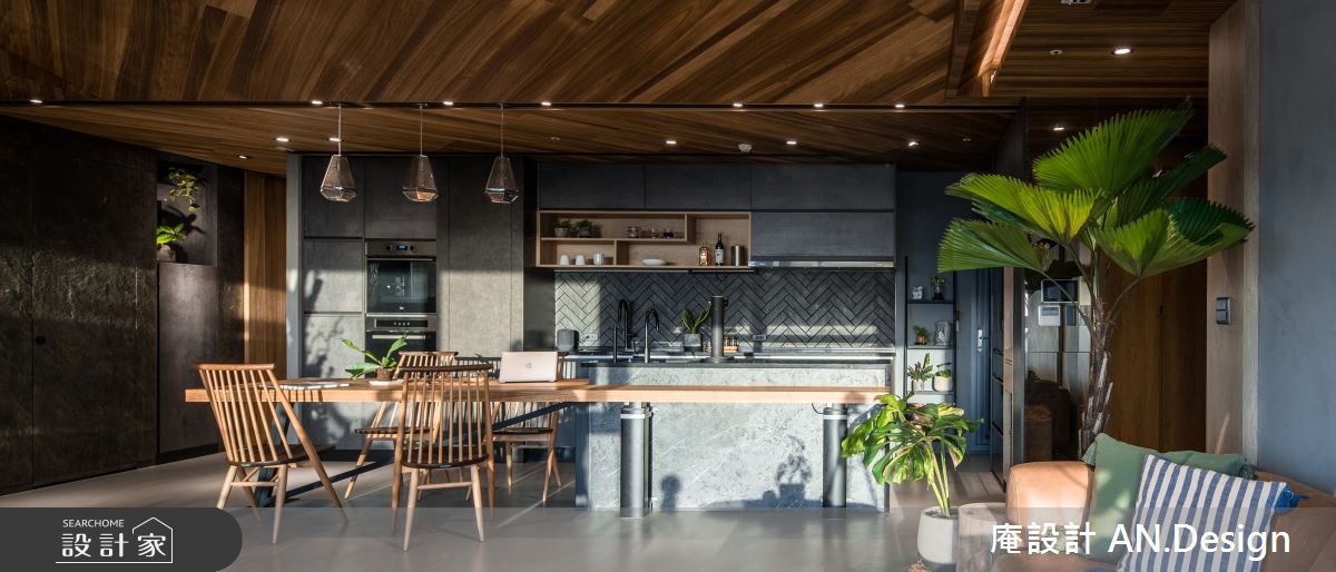 40坪新成屋(5年以下)＿混搭風餐廳案例圖片＿庵設計店＿庵設計_和·侘寂之5