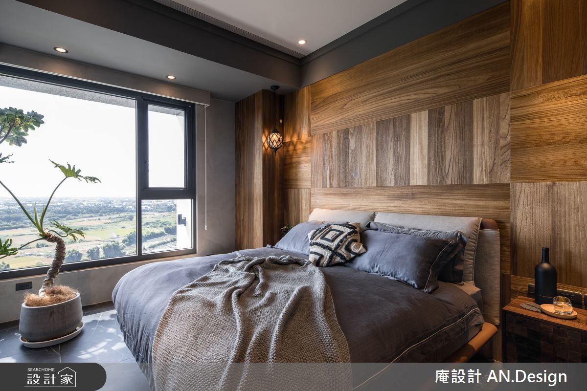 40坪新成屋(5年以下)＿混搭風臥室案例圖片＿庵設計店＿庵設計_和·侘寂之8