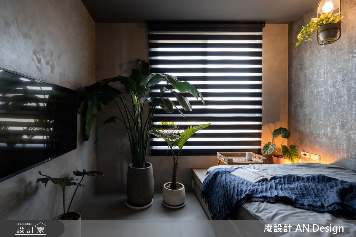 40坪新成屋(5年以下)＿混搭風臥室案例圖片＿庵設計店＿庵設計_和·侘寂之10