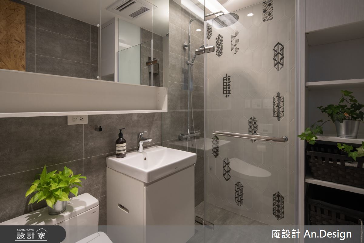 31坪中古屋(5~15年)＿混搭風浴室案例圖片＿庵設計店＿庵設計_慢。生活之13