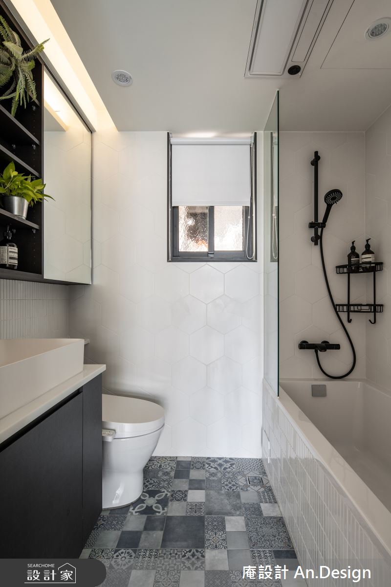 31坪中古屋(5~15年)＿混搭風浴室案例圖片＿庵設計店＿庵設計_慢。生活之14
