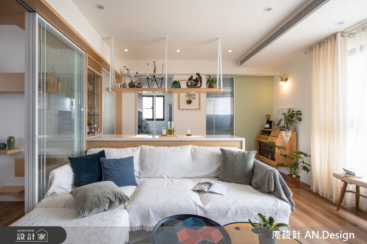 20坪新成屋(5年以下)＿混搭風客廳案例圖片＿庵設計店＿庵設計_HYGGE之2
