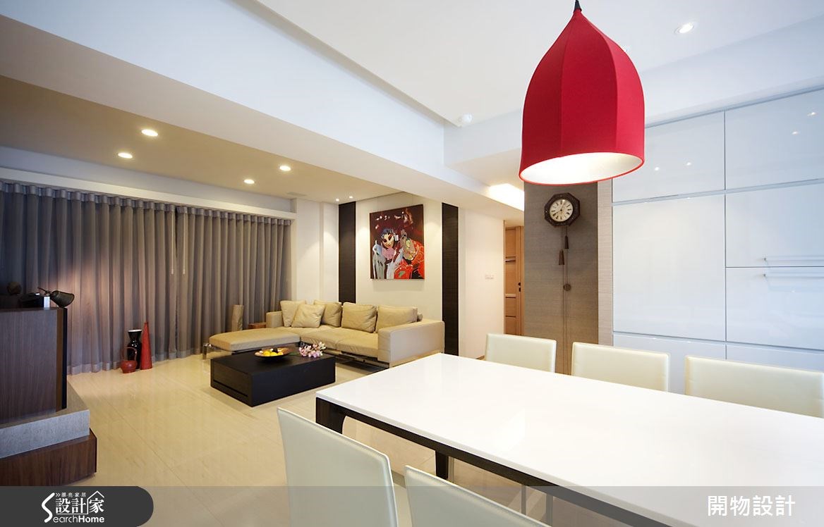 35坪老屋(16~30年)＿現代風客廳餐廳案例圖片＿開物設計＿開物_08之16