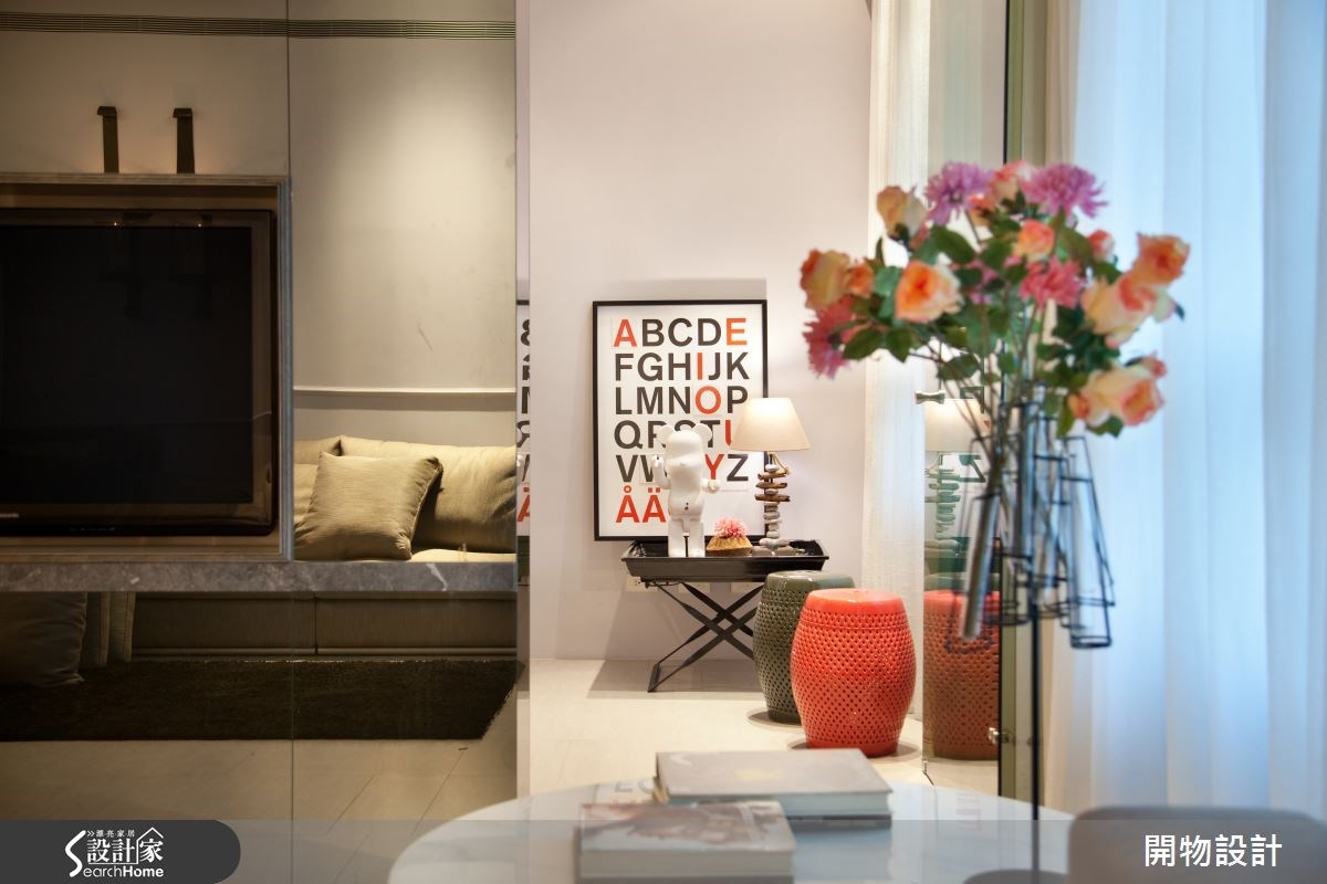 40坪預售屋＿奢華風客廳案例圖片＿開物設計＿開物_09之4