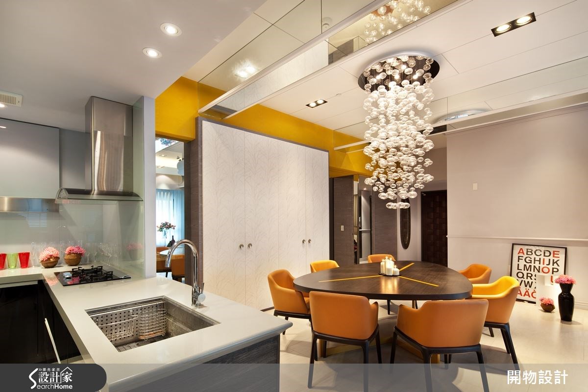 40坪預售屋＿奢華風廚房案例圖片＿開物設計＿開物_09之10