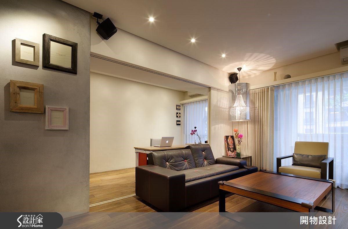 32坪中古屋(5~15年)＿混搭風客廳案例圖片＿開物設計＿開物_11之4