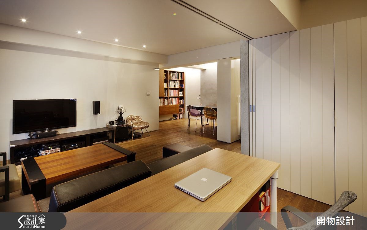 32坪中古屋(5~15年)＿混搭風客廳工作區案例圖片＿開物設計＿開物_11之8