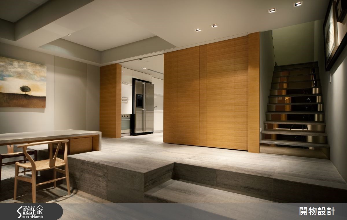 76坪老屋(16~30年)＿簡約風樓梯案例圖片＿開物設計＿開物_18之1