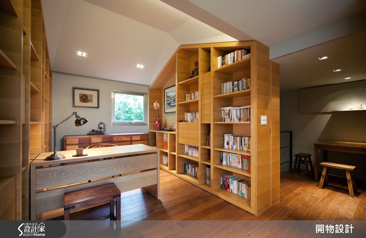 76坪老屋(16~30年)＿簡約風書房案例圖片＿開物設計＿開物_18之11