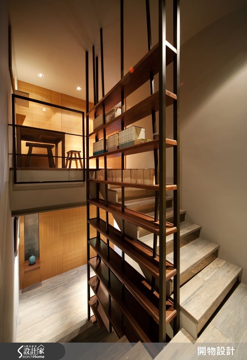 76坪老屋(16~30年)＿簡約風樓梯案例圖片＿開物設計＿開物_18之17